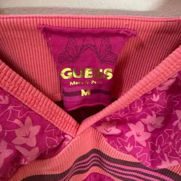 GUESS Floral Spaghetti Strap dress Y2K - Picture 5 of 6